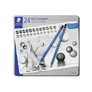 Staedtler Bleistift Mars Lumograph Set (24)